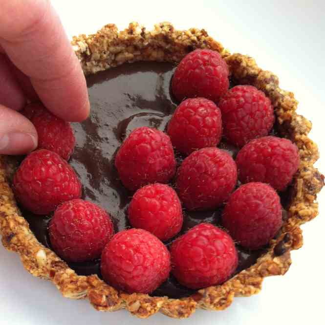 Chocolate Raspberry Tart