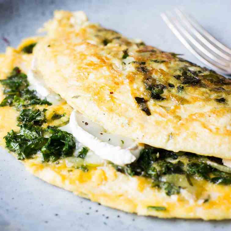 Kale Omelette