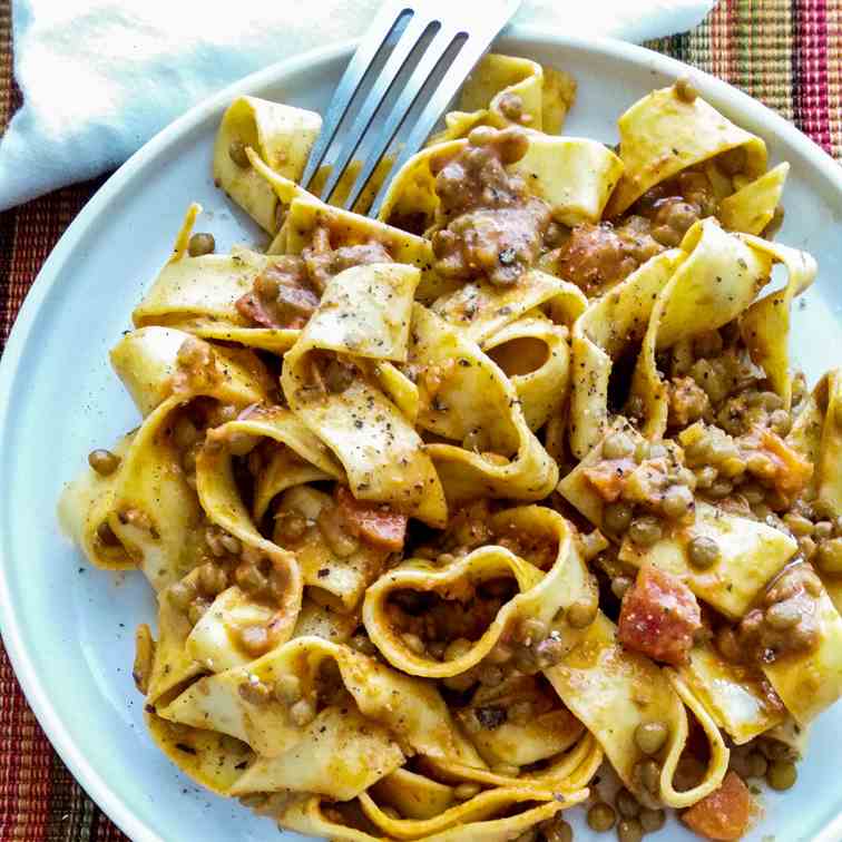 Lentil Bolognese