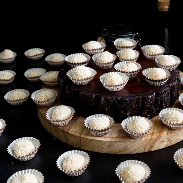 Coconut Balls - Chocolate Coconut Truffles