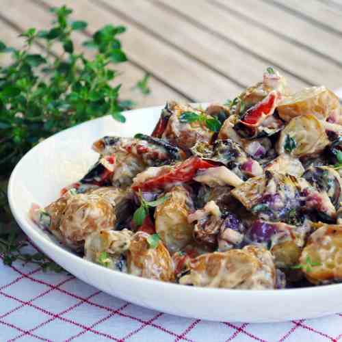 Roasted Fingerling Potato Salad