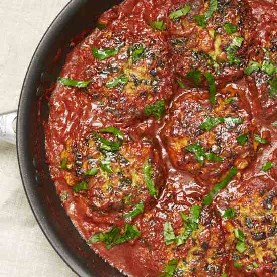 FISH CAKES IN TOMATO SAUCE