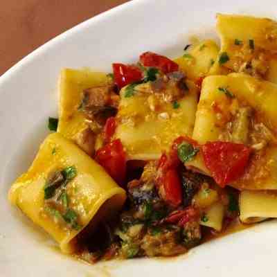 Paccheri with Cherry Tomatoes