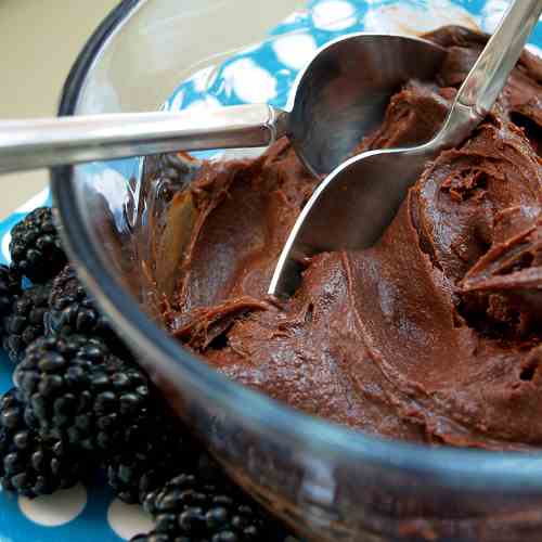 Vegan Bittersweet Chocolate Fudge Dip