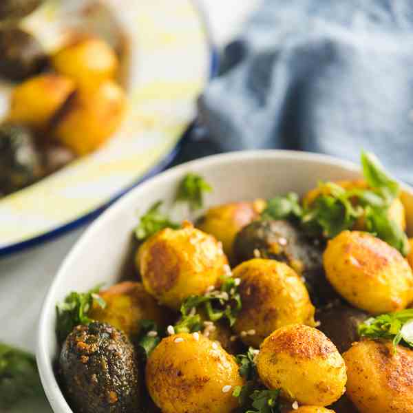 Crispy Pressure Cooker Potatoes