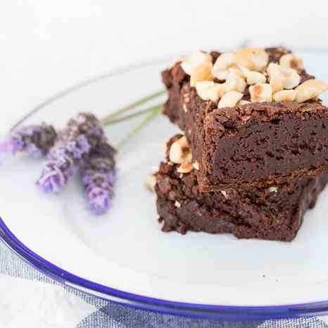 Vegan hazelnut brownies