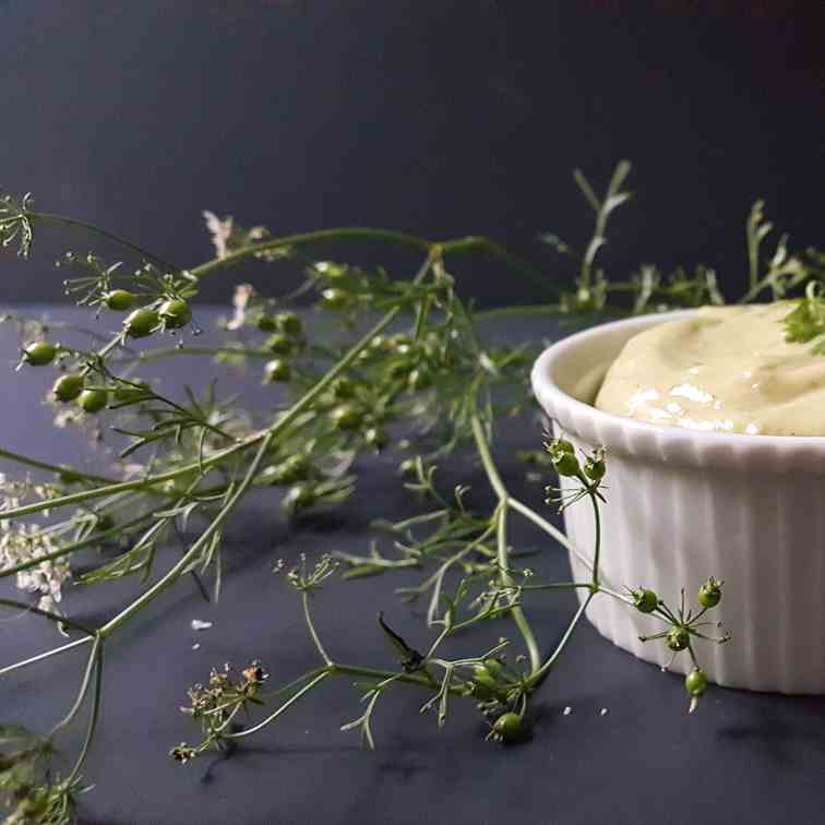 Cilantro Avocado Yogurt Dip