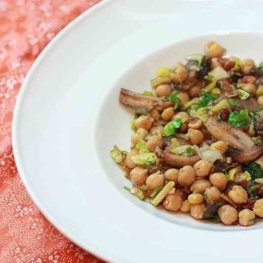 Warm Chickpea Salad