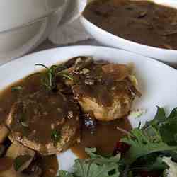 Biscuits with Mushroom Gravy