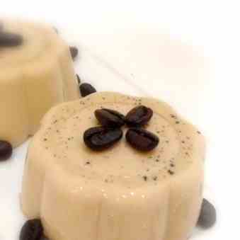 Coffee panna cotta