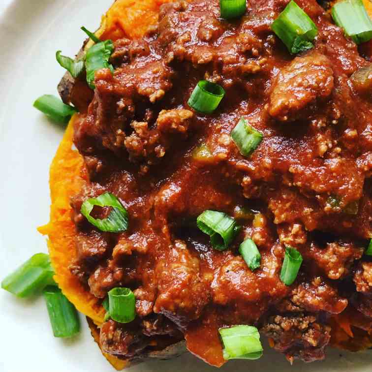 From Scratch Sweet Potato Sloppy Joes