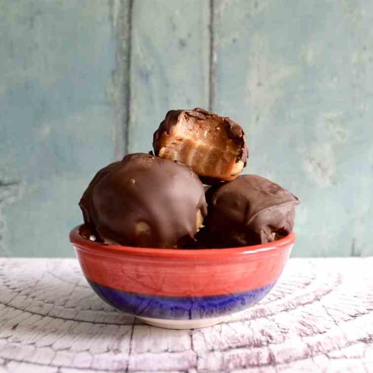 Peanut Butter Double Chocolate Truffles