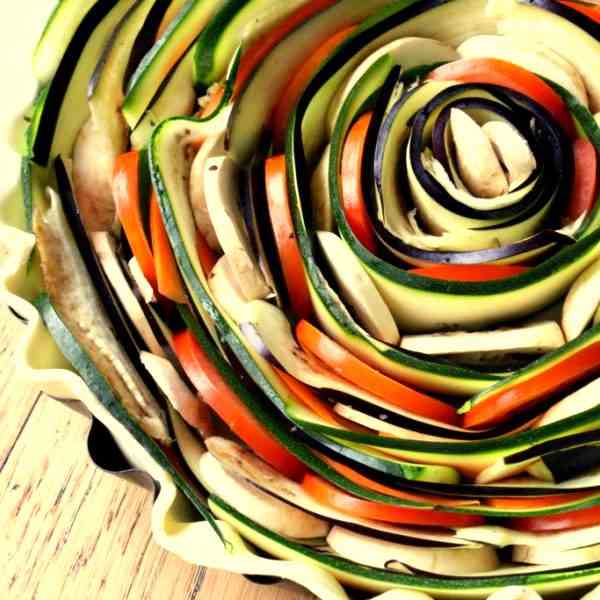 Vegetable-Flower Pie