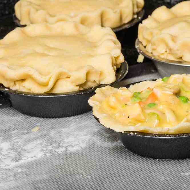 Air Fryer Leftover Turkey Pot Pie