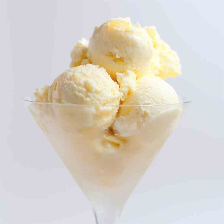 Vanilla Pineapple Ice Cream