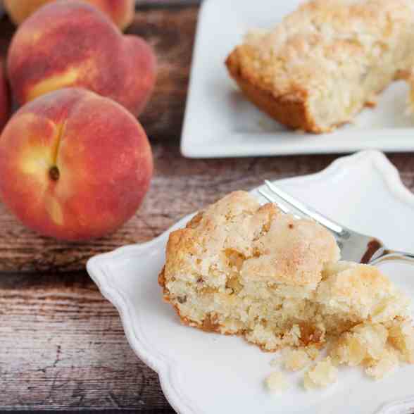 Candied Ginger and Peach Scones