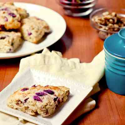 Cherry Walnut Scones