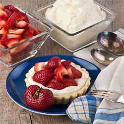 Strawberry Shortcake Pie, Gluten Free