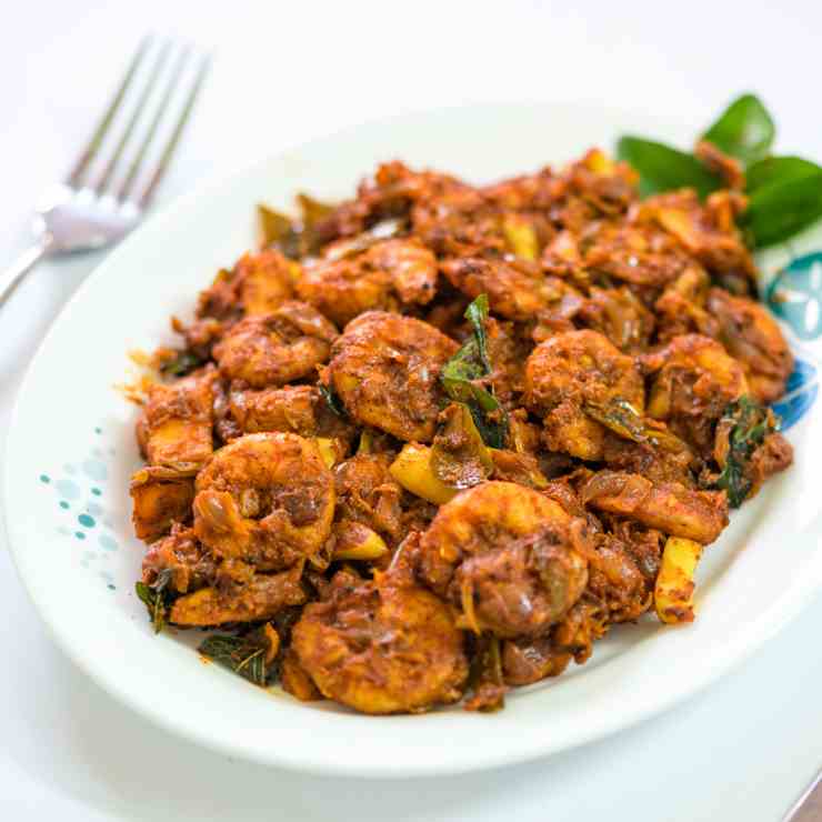 Kerala Prawns Roast