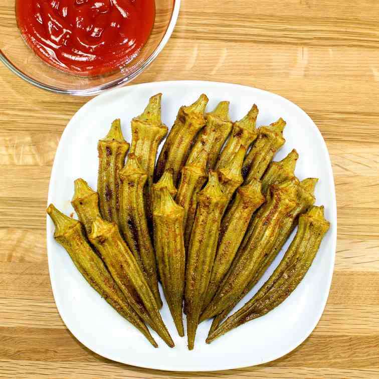 Cajun Baked Okra