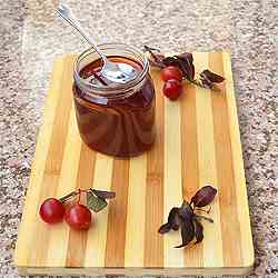 Homemade cherry jam