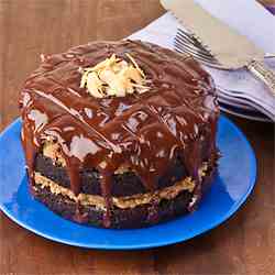 German Chocolate Fudge Cake