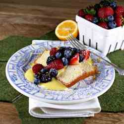 Lemon Loaf Cake with Meyer Lemon Curd