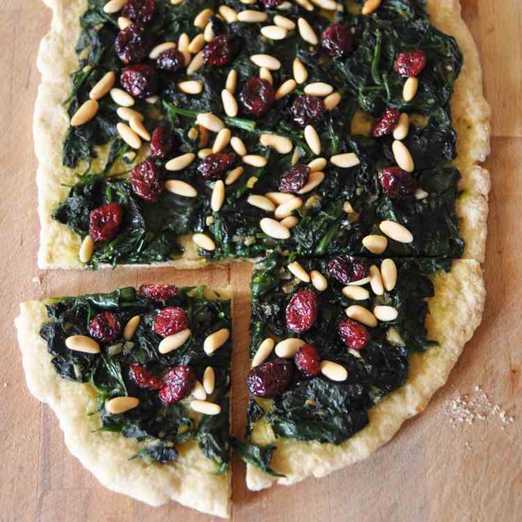 Catalan Spinach Flatbread