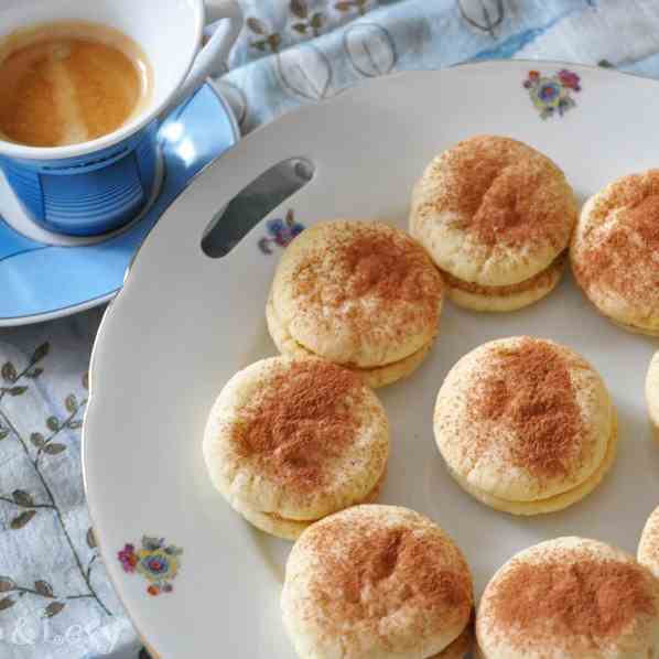 Tiramisu Sandwich Cookies