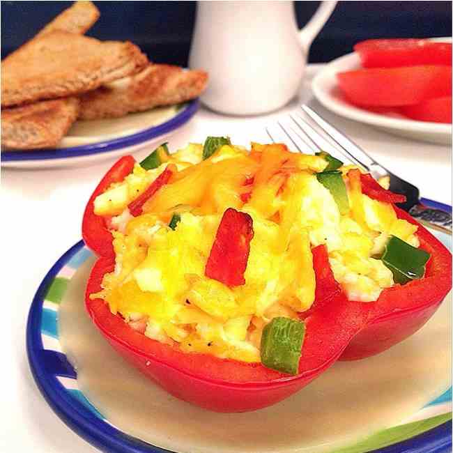 Egg Stuffed Peppers