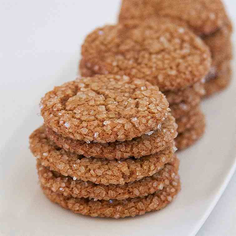 Three-Ginger Ginger Snaps