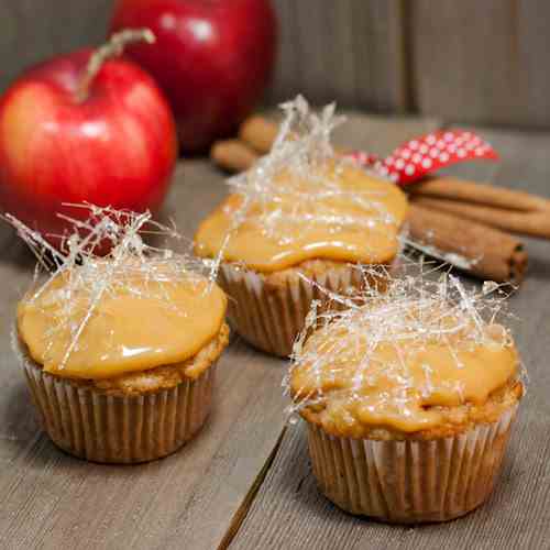 Caramel Apple Cupcakes