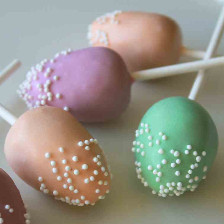 Easter egg cake pop