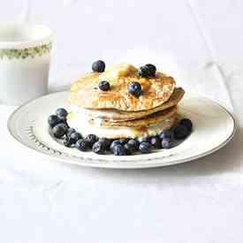 Simple Whole-Wheat and Oatmeal Pancakes
