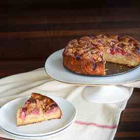 Apple Raspberry Almond Cake