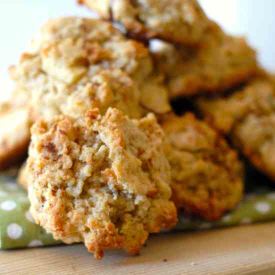 Gluten Free Oatmeal Apple Cookies