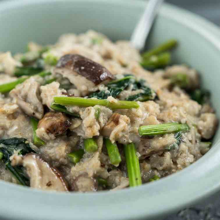 Savory Oatmeal with Vegetables (Vegan)
