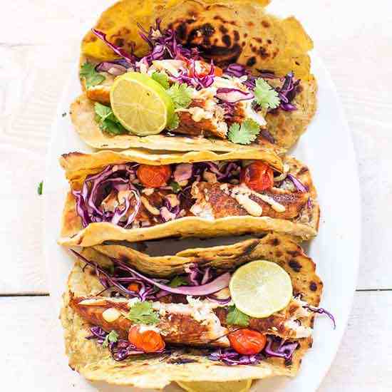 Tilapia fish tacos