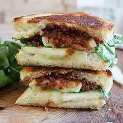 Bacon Jam and Brie Grilled Cheese