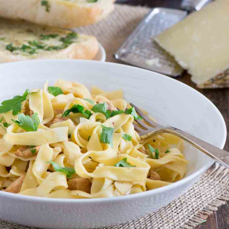 Wild Mushroom and Garlic Tagliatelle