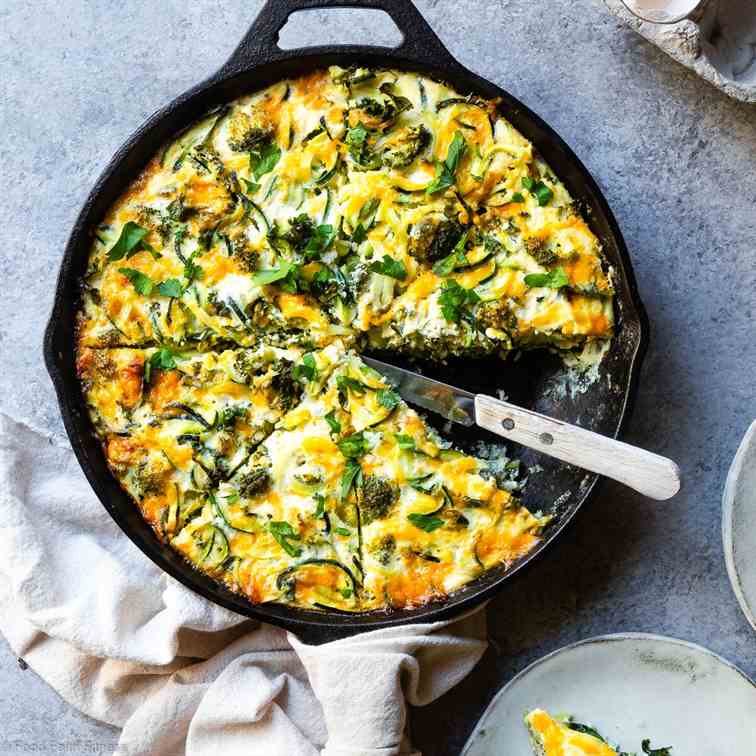 Broccoli Cheese Zucchini Casserole