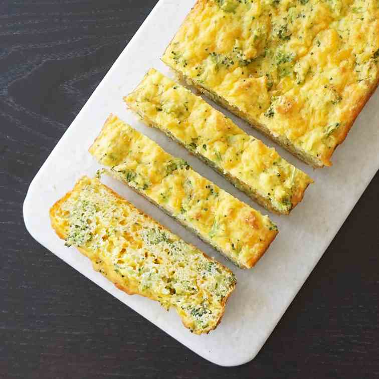 Cheddar broccoli breakfast bread