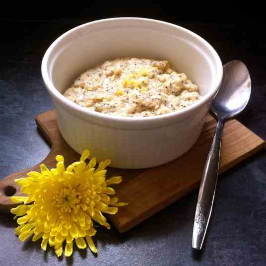 Lemon Poppy Seed Porridge