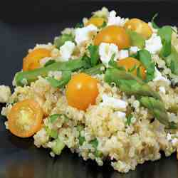 Lemon infused quinoa salad