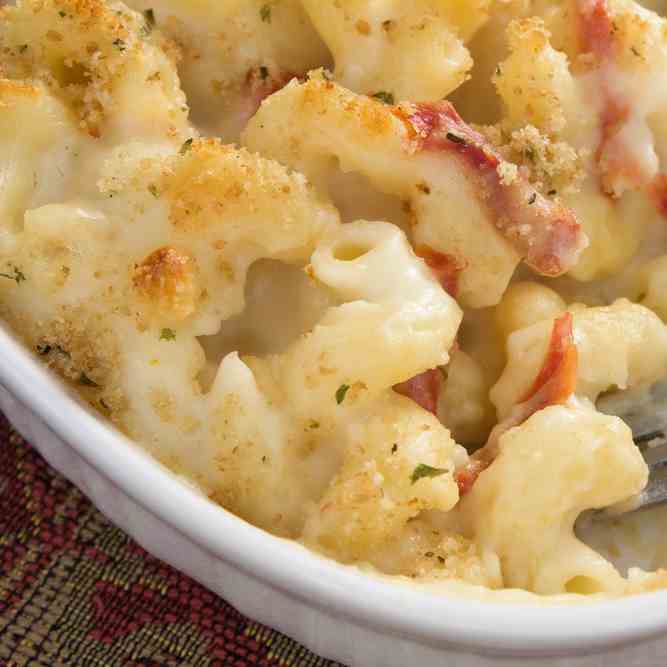 Five Cheese Baked Macaroni And Cheese