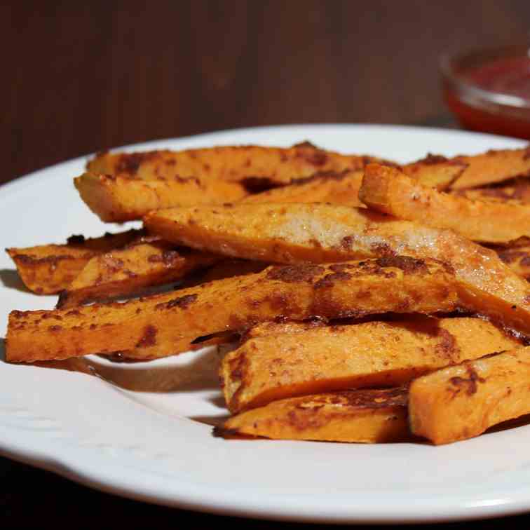 Healthy Baked Sweet Potato Fries