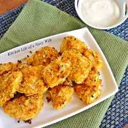 Zucchini Parmesan Chicken Nuggets