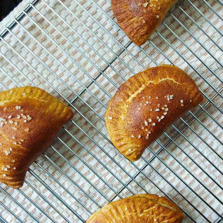 Baked Pretzel Empanadas