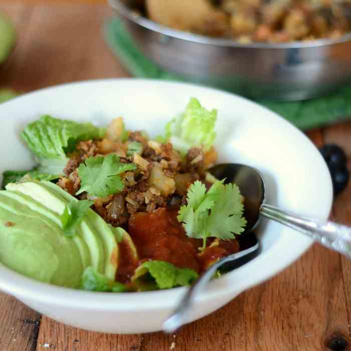 Paleo Burrito Bowl