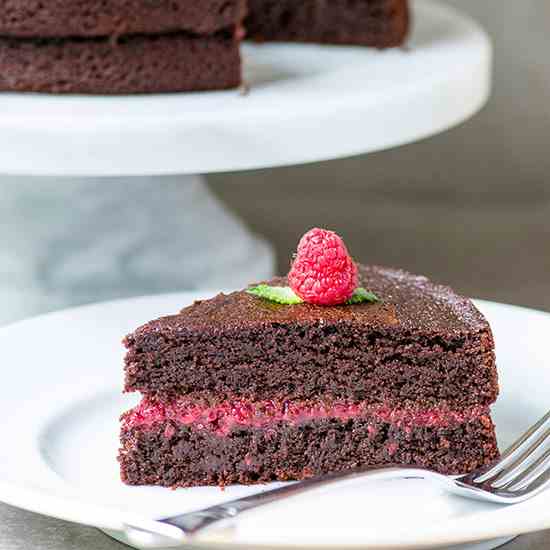 Chocolate Avocado Oil Cake